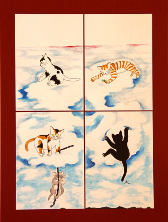 雲の幻想（60×44cm）