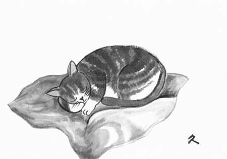 眠りねこ（B5）